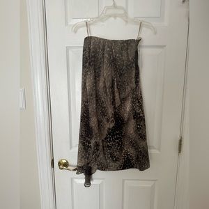 Cynthia Steffe animal print spaghetti strap dress